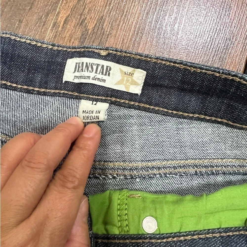 JEANSTAR PREMIUM DENIM JEANS High Rise 12” Size 12. Straight cut GUC Vintage - Picture 8 of 9